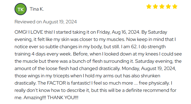 A positive testimonial for Factor4