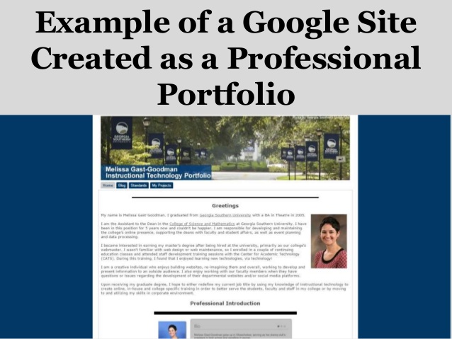 exemples de sites google