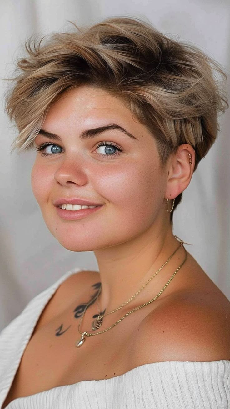 pixie cut with layers