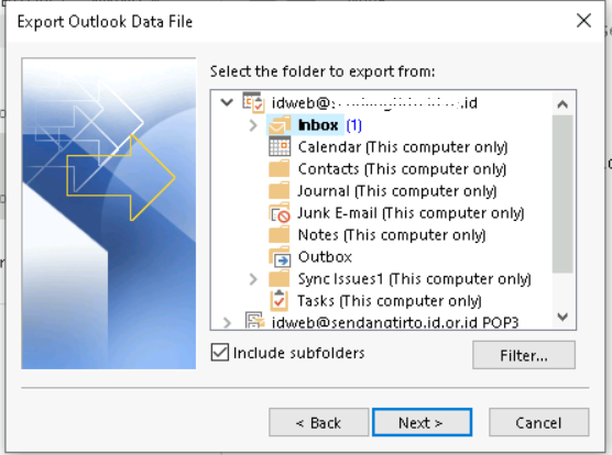 Cara Mengganti Email IMAP ke POP3 di Outlook