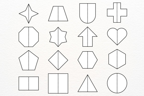 The Basic of Learning Shapes - Symmetrical Shapes