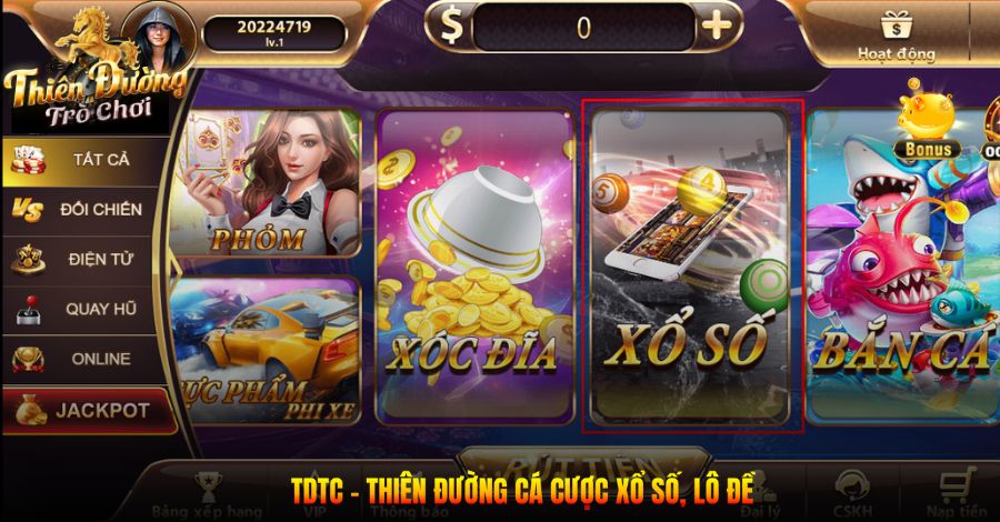 TDTC - Thiên đường cá cược xổ số, lô đề