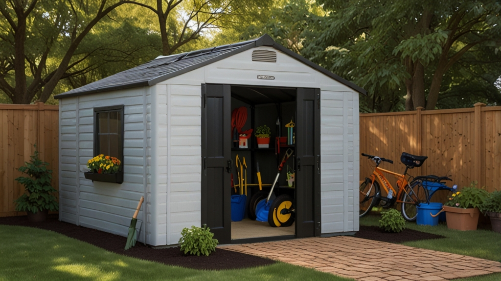 9'x12' Plastic Shed