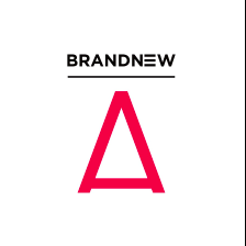 This contains an image of BRANDNEW-A logo