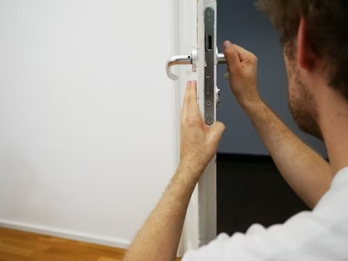 how to install door stopper