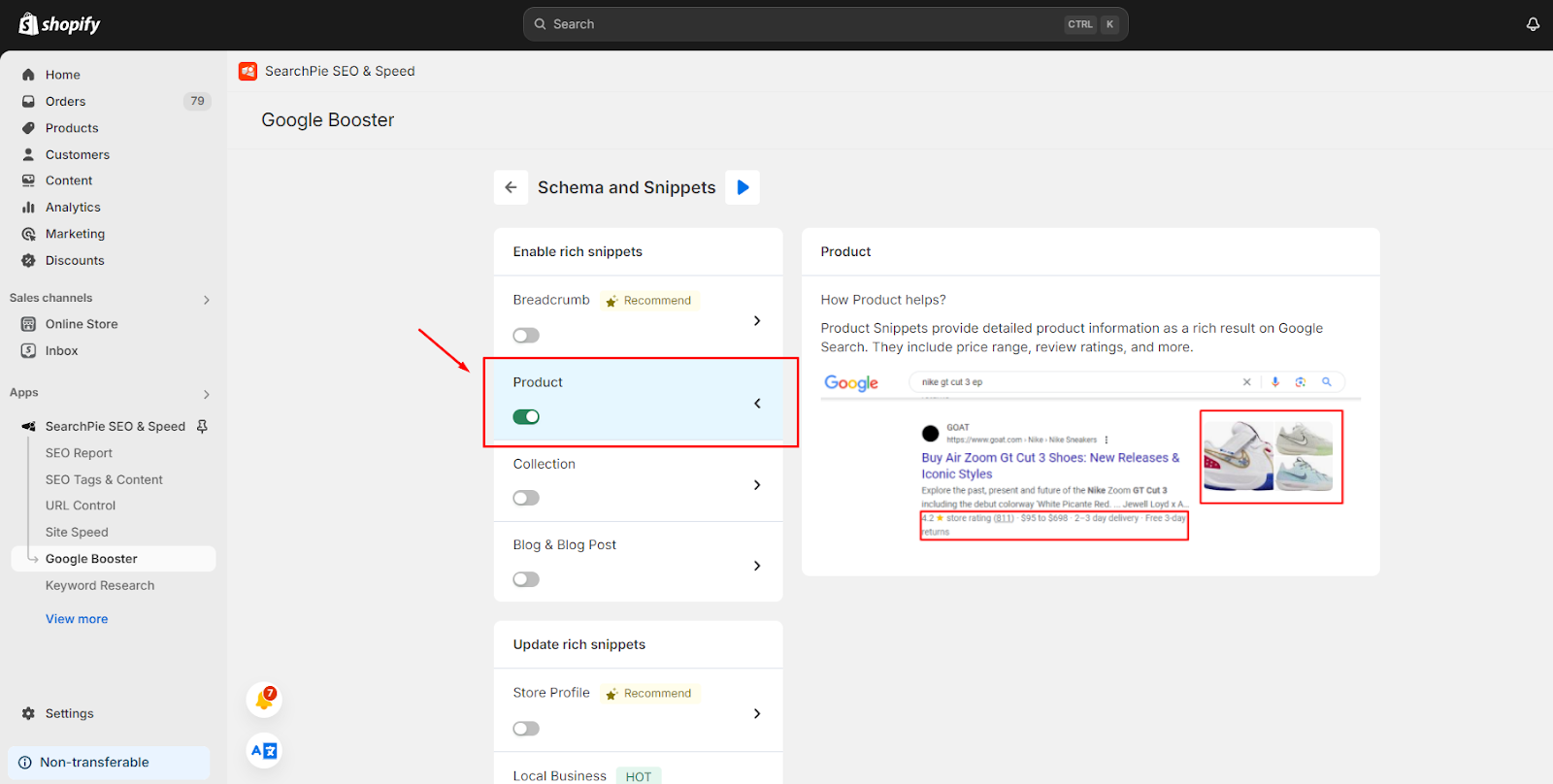 SearchPie's Product Schema