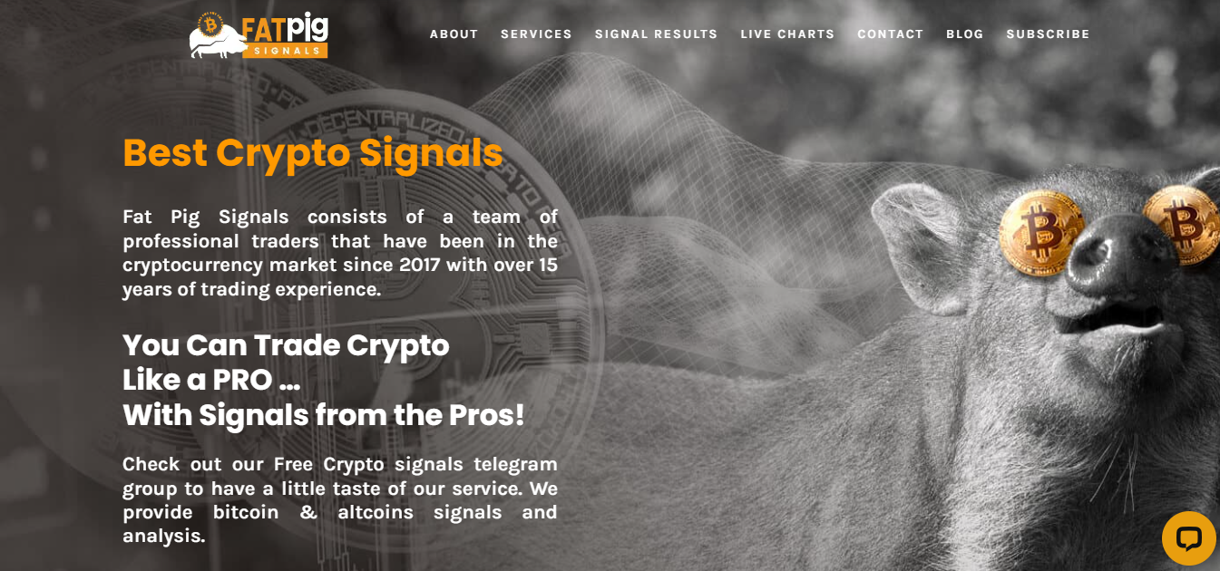 Fatpig is a popular crypto trading signals