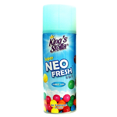สเปรย์ปรับอากาศ บับเบิ้ลกัม คิงส์สเตลล่า Super Neo Fresh 300 ซีซี