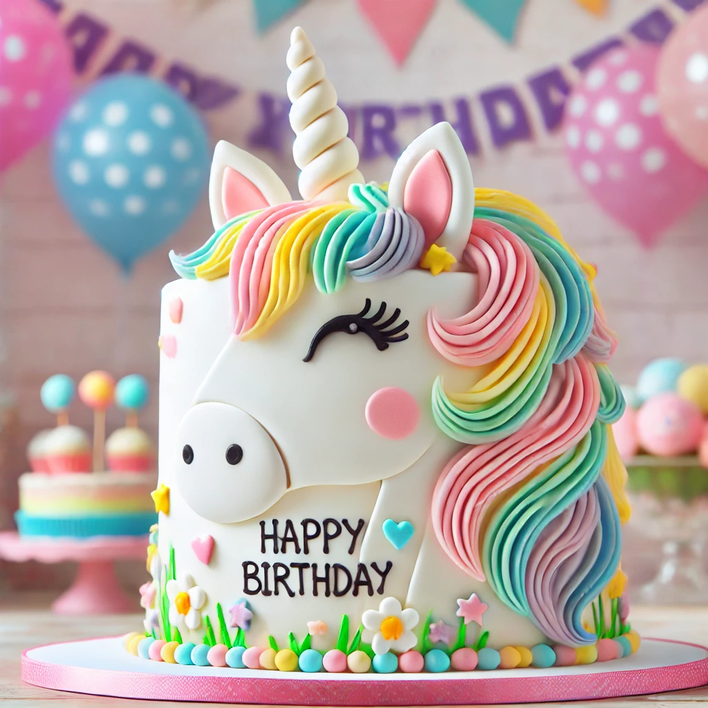 Whimsical Unicorn Cakes