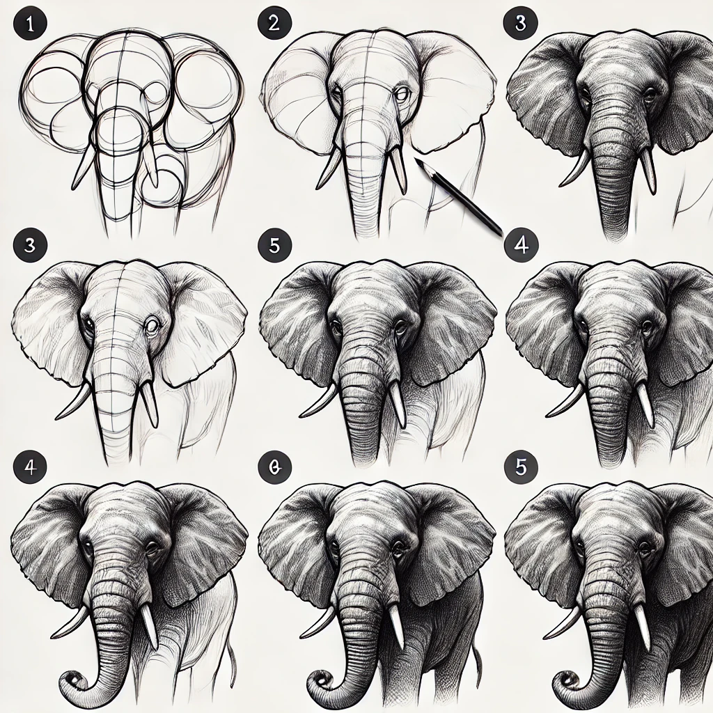 Elephant drawing