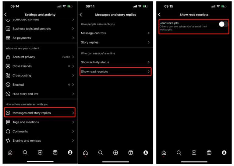 How to Disable Instagram Read Receipts for All Messages 