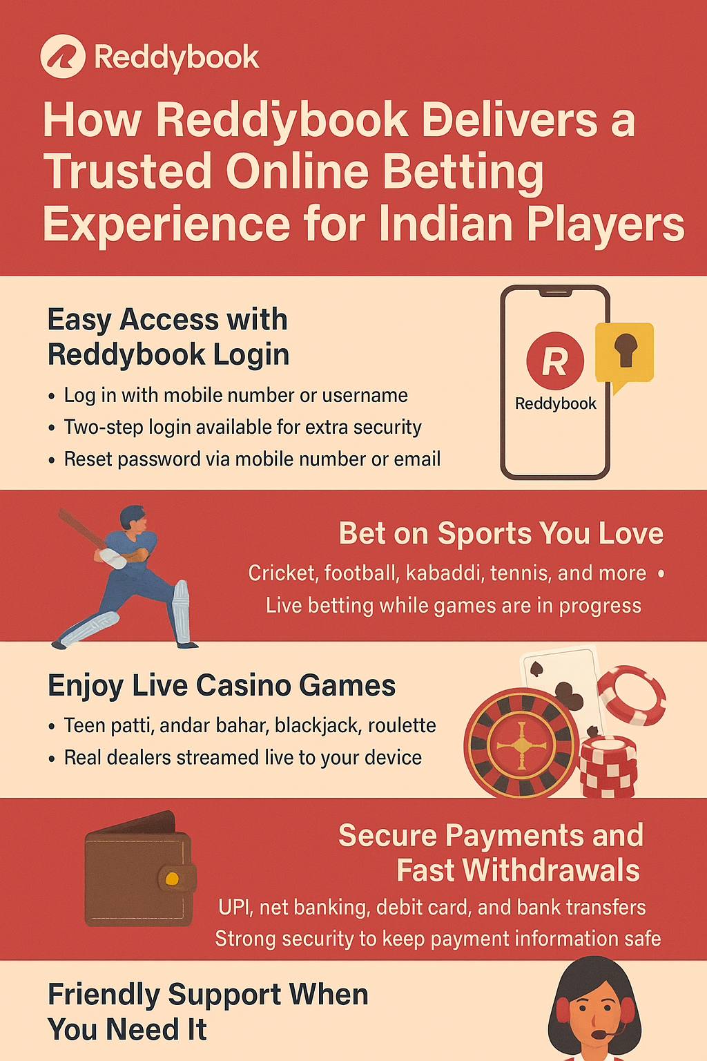 reddybook Online betting platform