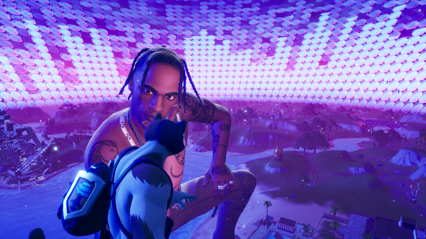 Show de Travis Scott, para 14 milhões de fãs, dentro do game Fortnite