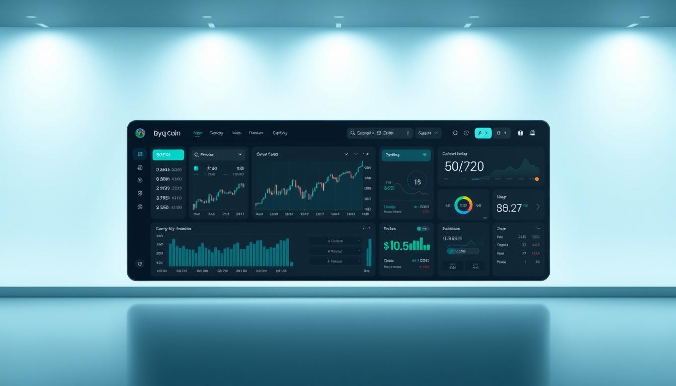 Byrq Coin user interface