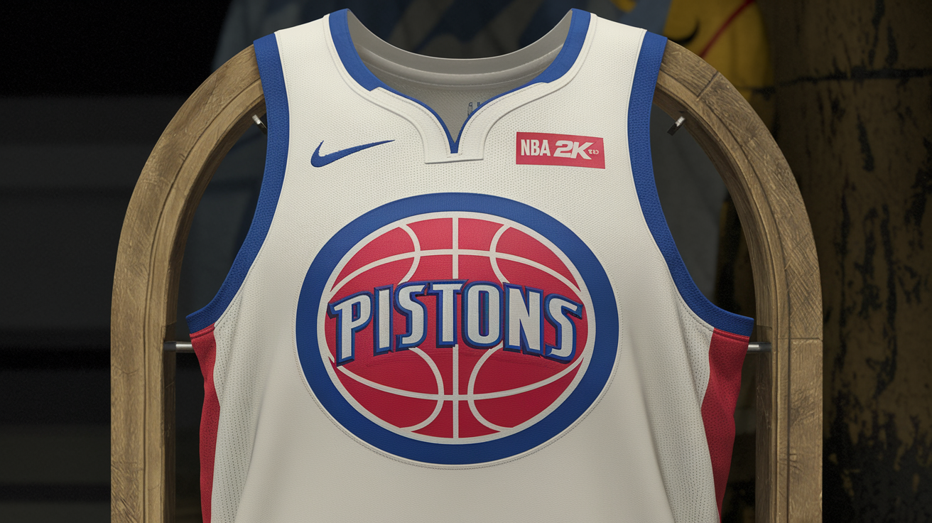 Motown Pistons jersey NBA 2K