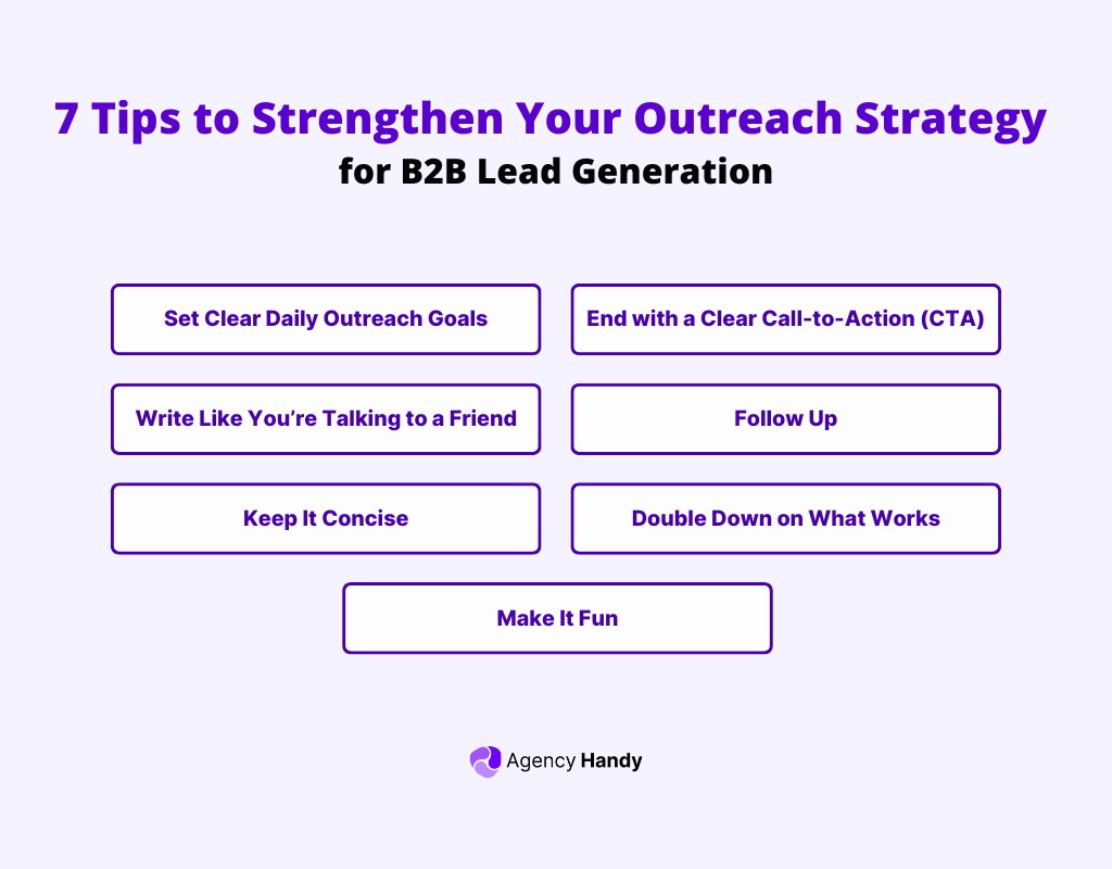 7 Tips to Strengthen Your Outreach Strategy for B2B Lead Generation