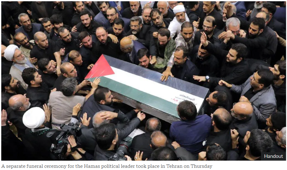 Ismail Haniyeh Laid To Rest in Qatar Amid Global Condolences
