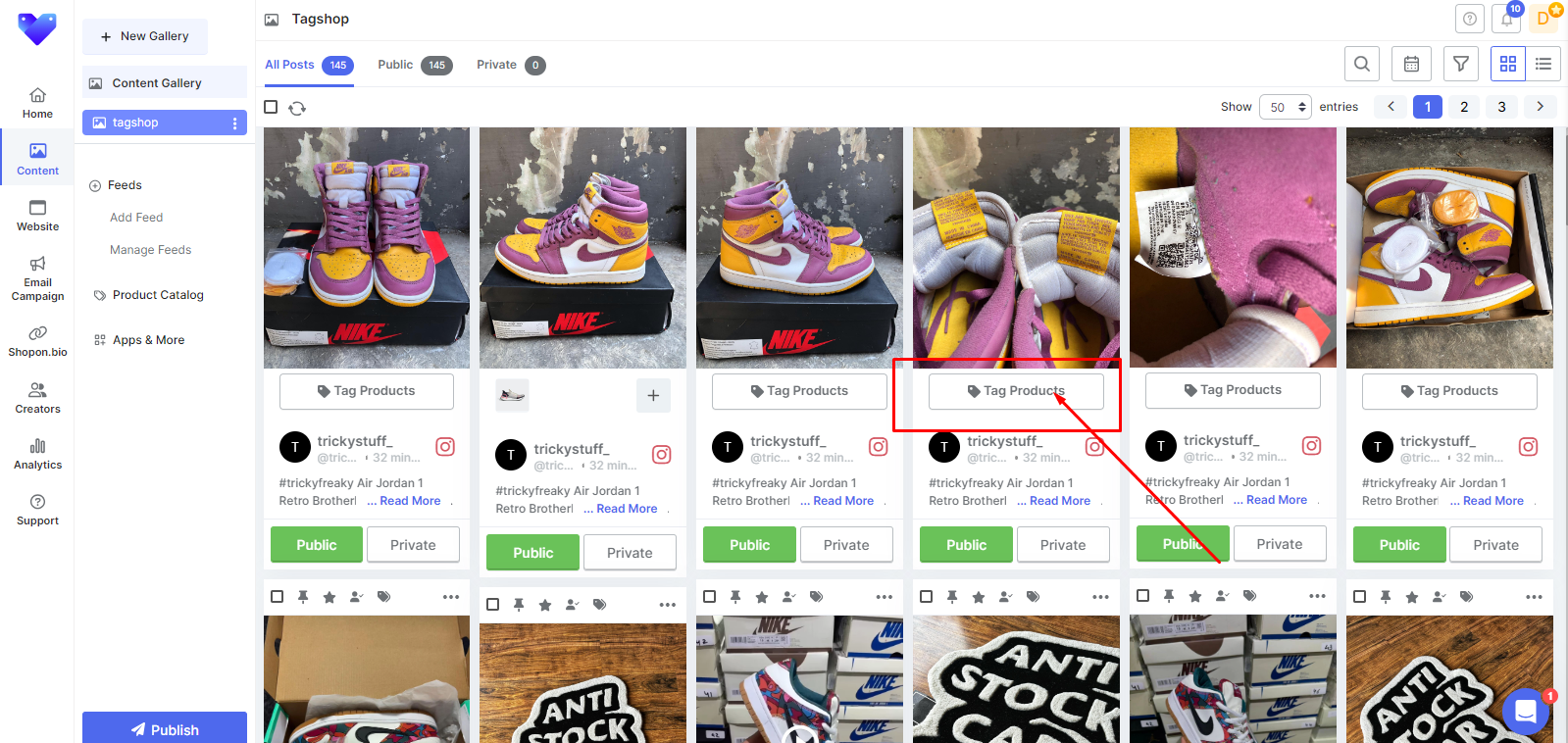 embed instagram feed prestashop