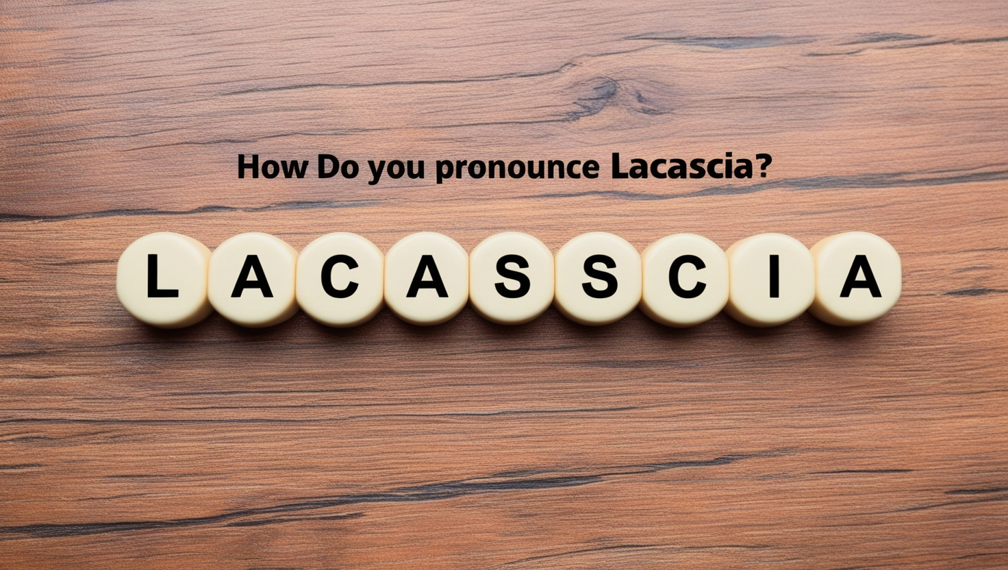 How Do You Pronounce Lacascia
