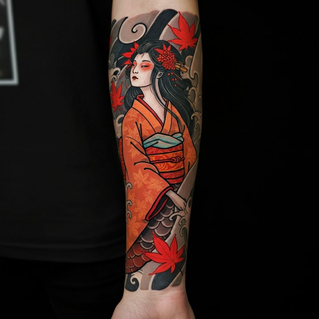 Mermaid Tattoo on arm 
