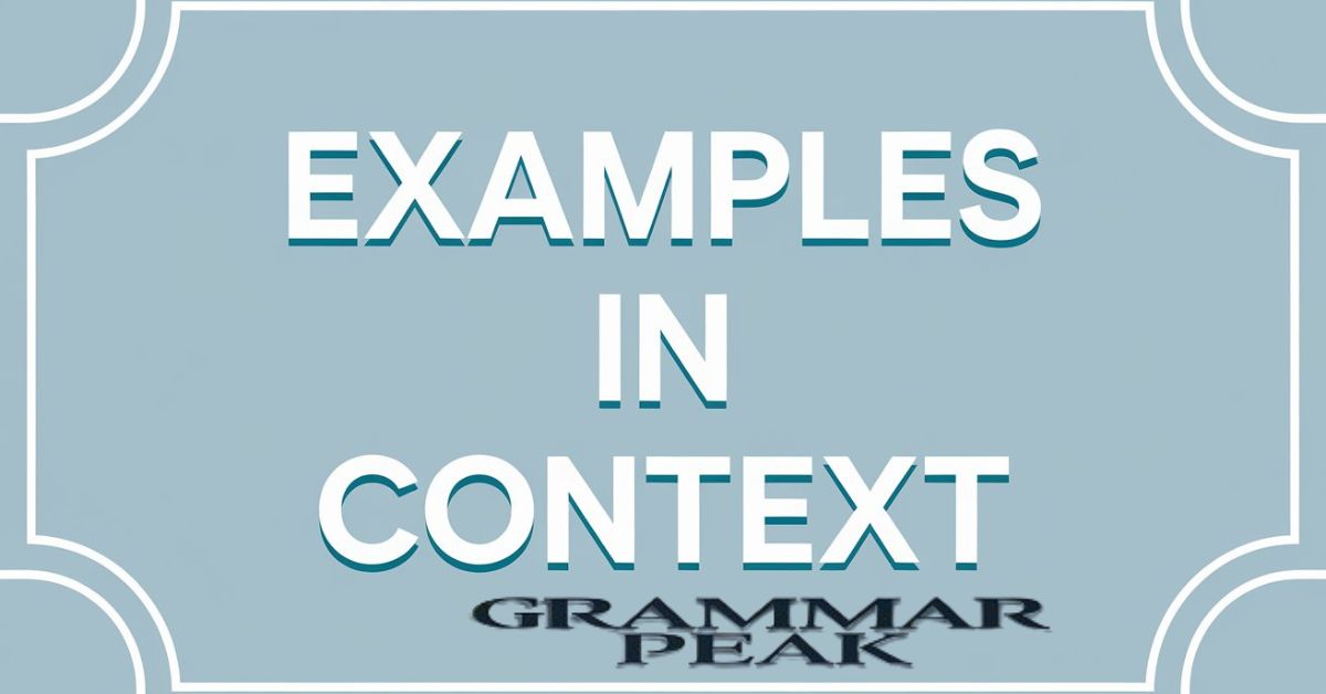 Examples in Context