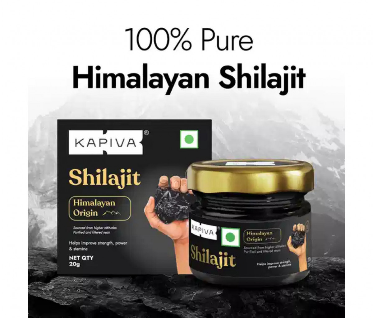 Buy Best Shilajit in USA - Image of KAPIVA HIMALAYA SHILAJIT RESIN