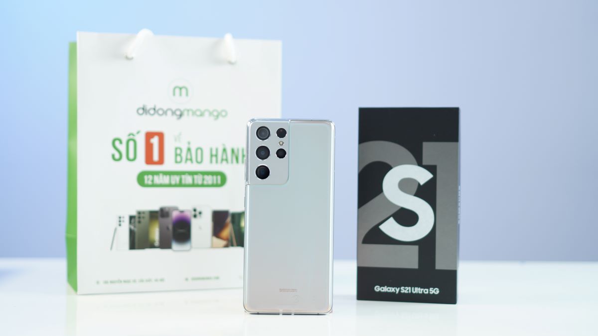 Thiết kế mặt sau của Samsung S21 Ultra