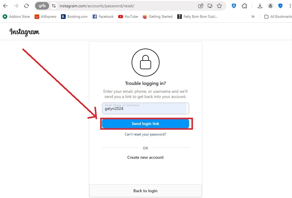 How to delete Instagram Account Without Password - Send Login Link