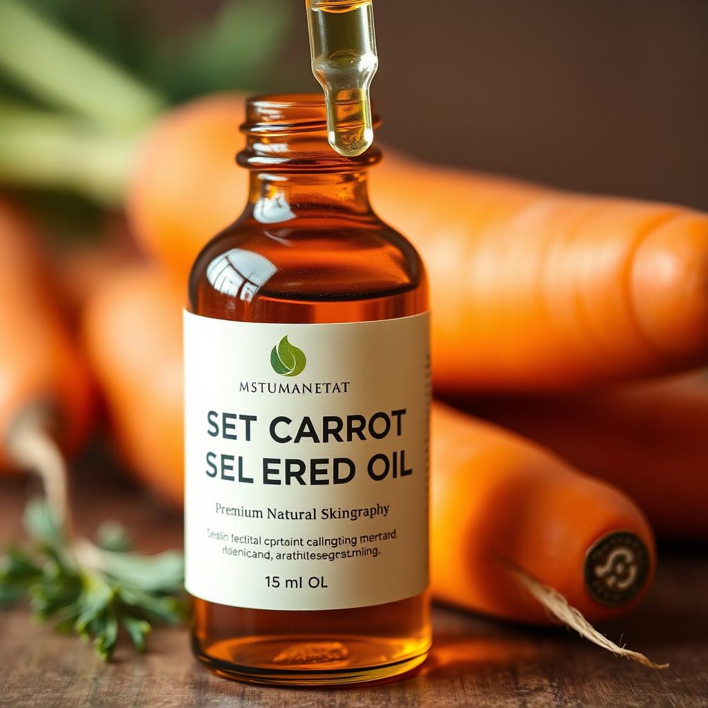 Carrot seed oil for hyperpigmentation with fresh carrots