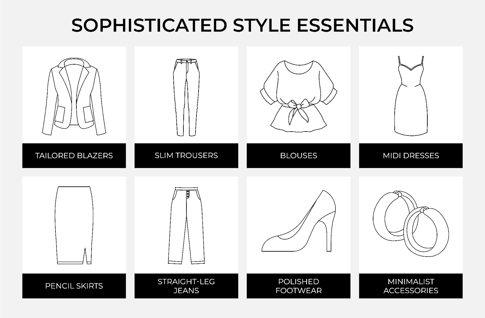 Sophisticated style essentials