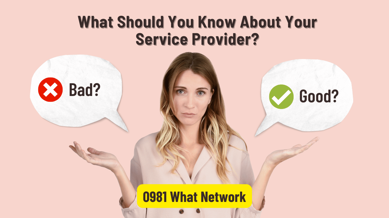 What Should You Know About Your Service Provider? 0981 What Network