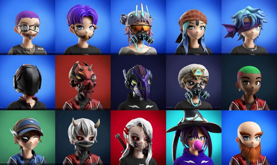 NFT avatars in virtual reality