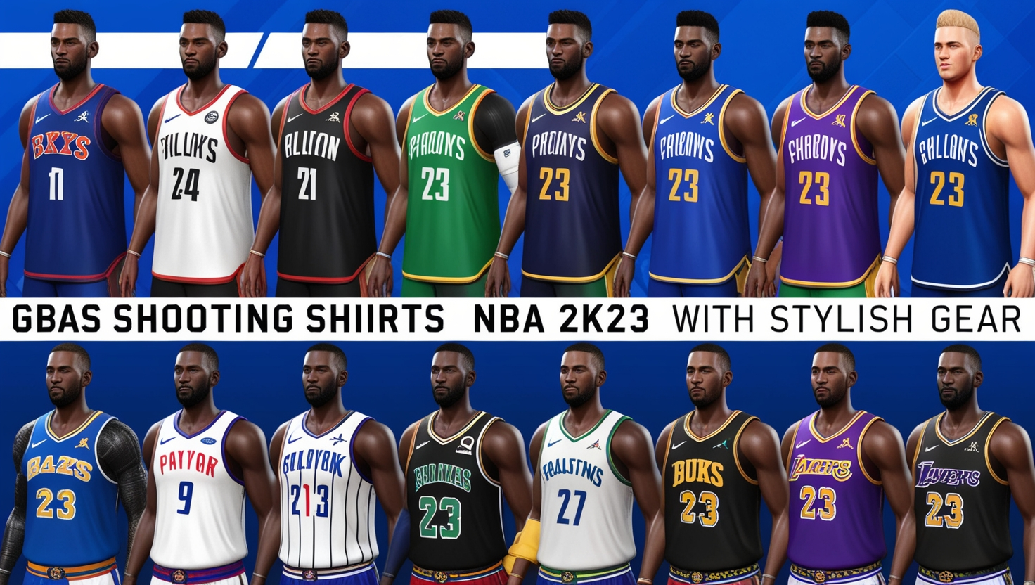 GBAS Shooting Shirts NBA 2K23 Mod