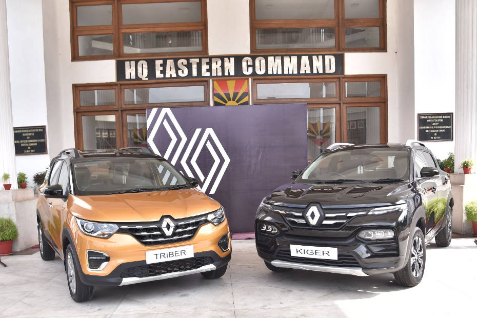 Renault Triber and Kiger gifted to Eastern Command of the Indian Army