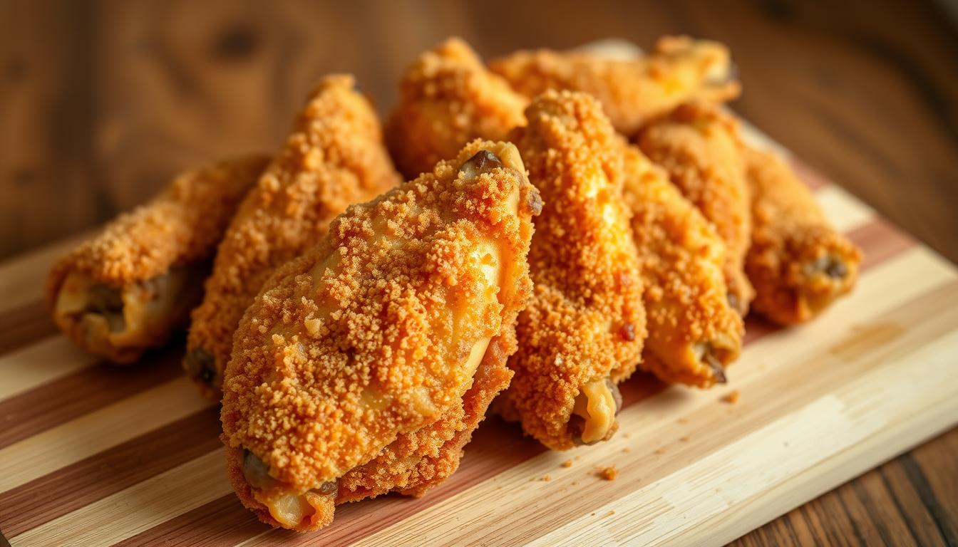 Crispy Breaded Boneless Chicken Wings