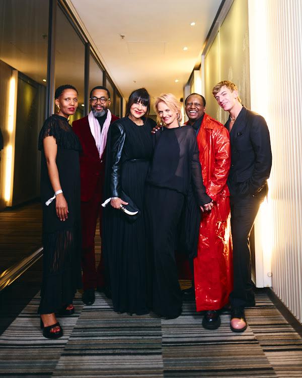 Mathahle and Siphiwe Mpye, Aspasia Karras, Sharon Armstrong, Emmanuel Tjiya and Aart Verrips