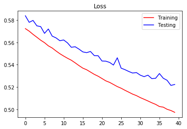 The Comparison of Loss between Training and Test set