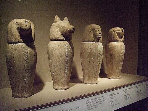 What Four Gods Were Associated with the Canopic Jars