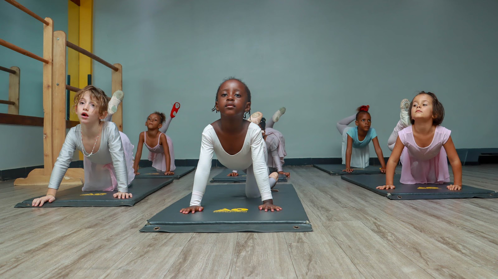 Leotard Ballet Students mastering the basic ballet tips for beginners