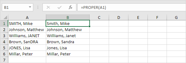 Excel formulas example: Excel Easy