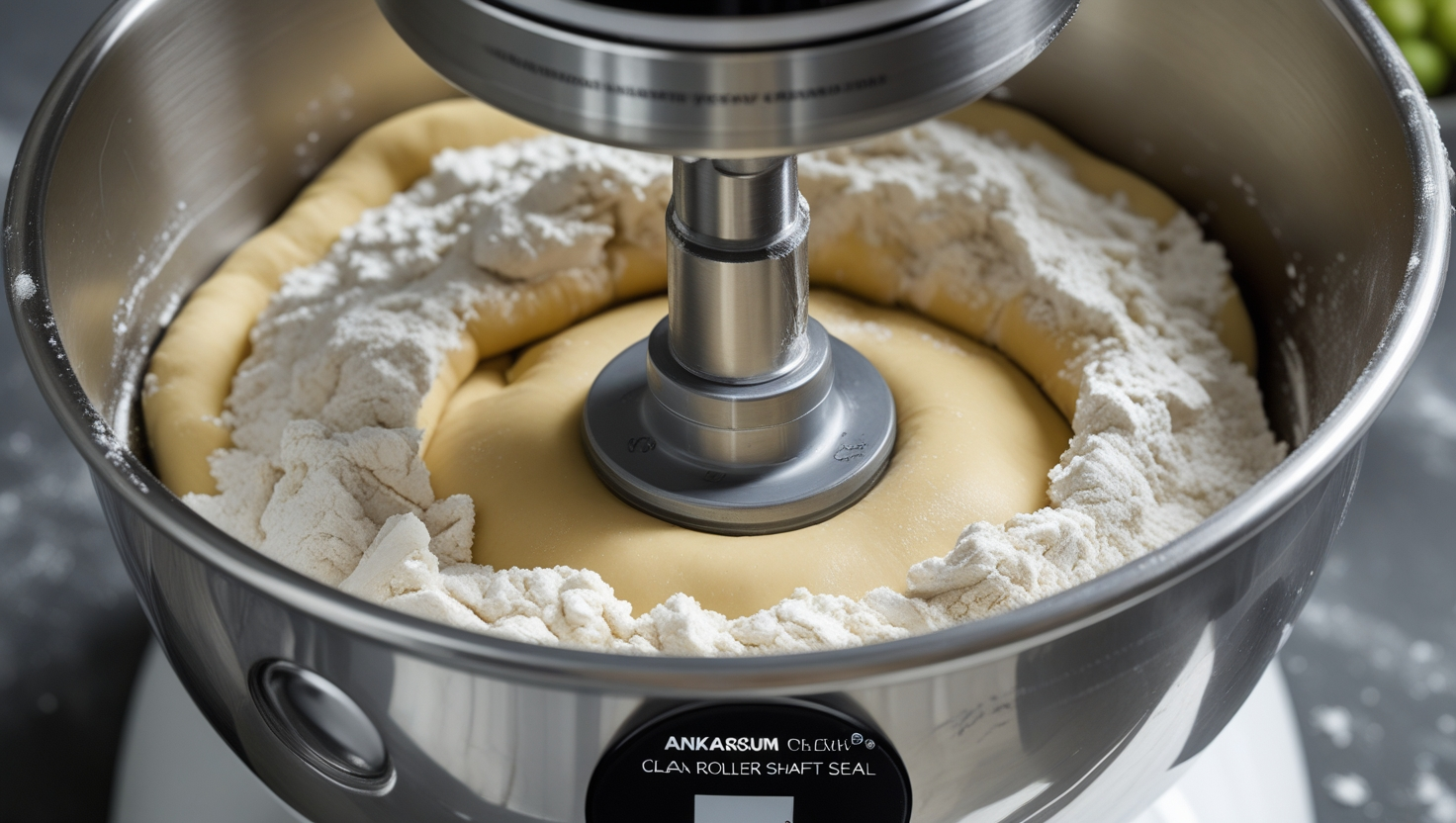 ankarsrum stand mixer clean dough roller shaft seal​