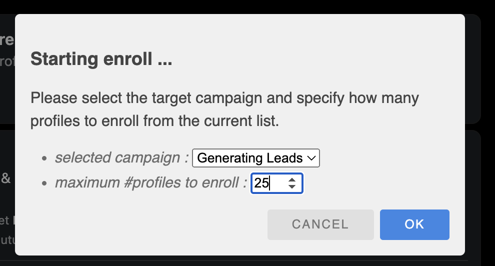 How to enroll leads in Dux-Soup.