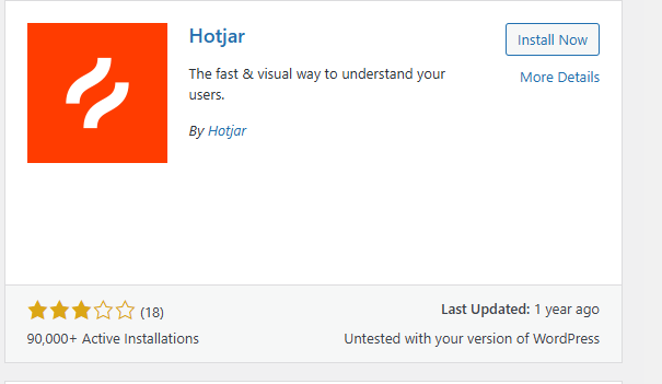 a screenshot of hotjar a  WordPress Plugins for Authors