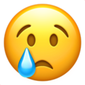 Crying Face on Apple iOS 16.4