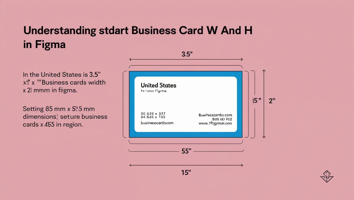  Business Cards W and H in Figma