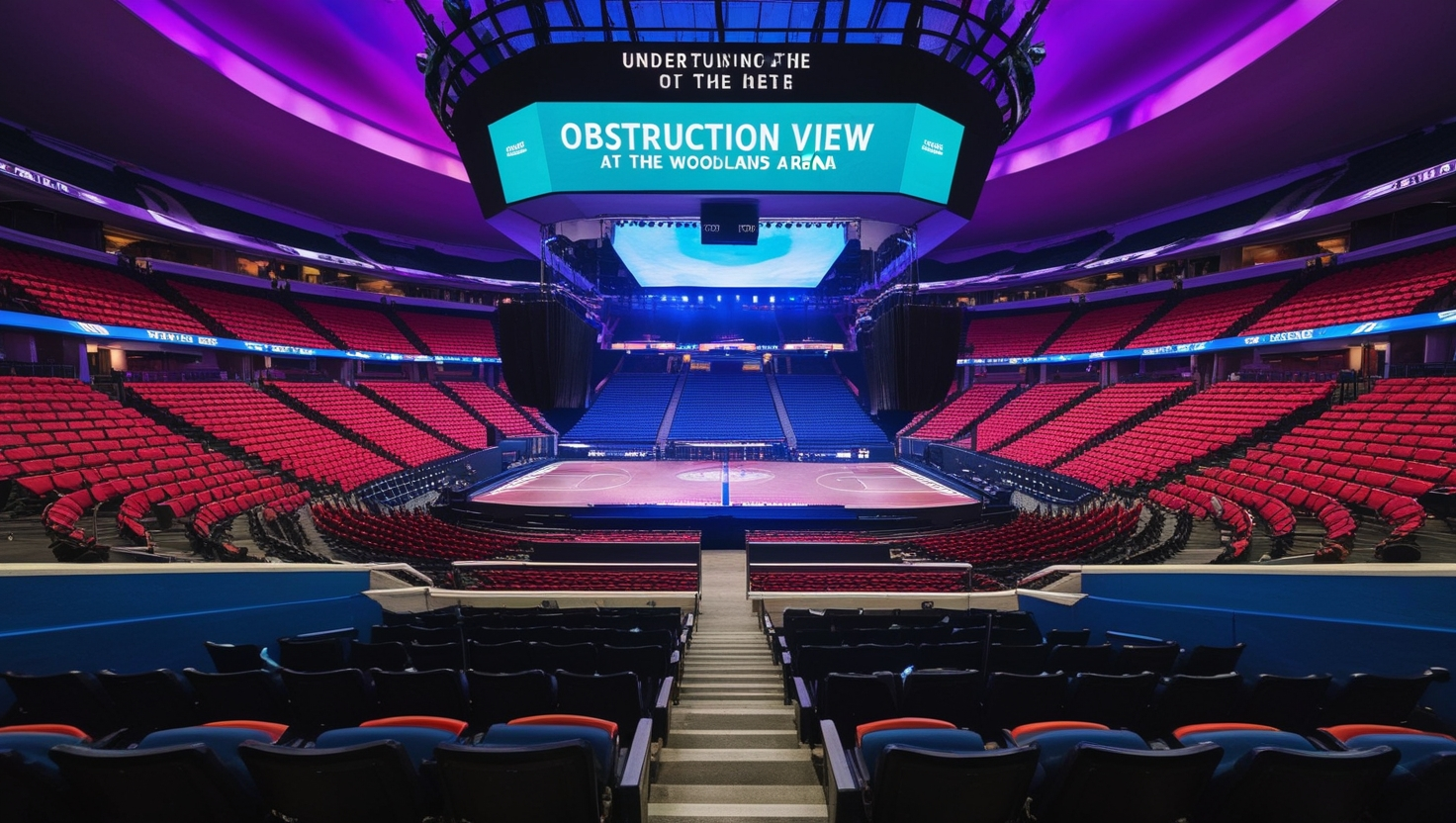 the Obstruction View at The Woodlands Arena