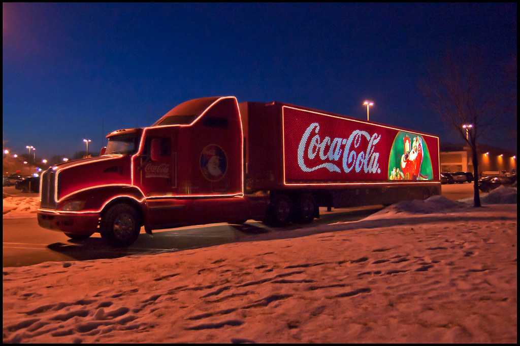 coca cola christmas truck tour dates