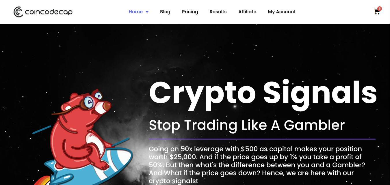 Coincodecap crypto trading signals