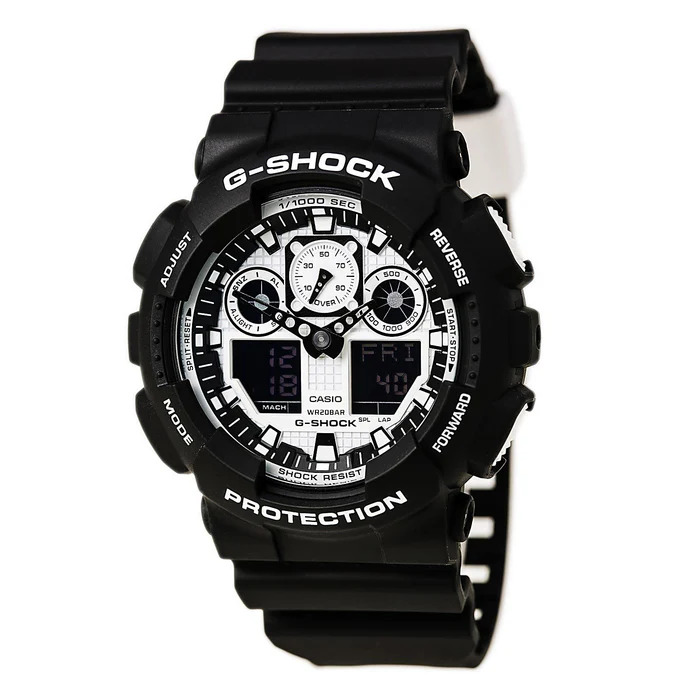 Casio Men's World Time Watch - G-Shock Dive Resin Strap Ana-Digi Dial