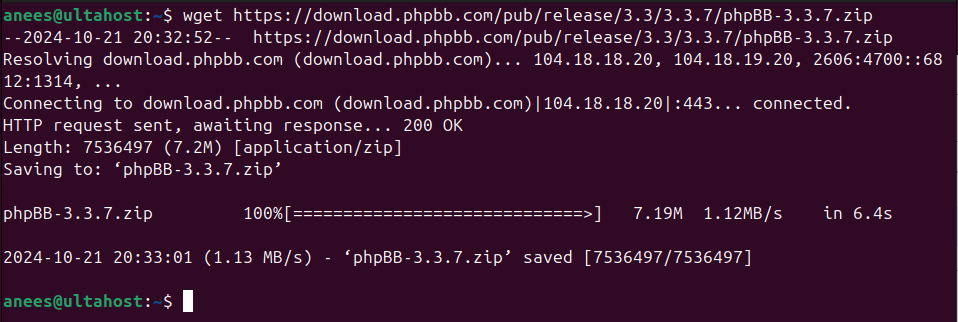 installing phpbb